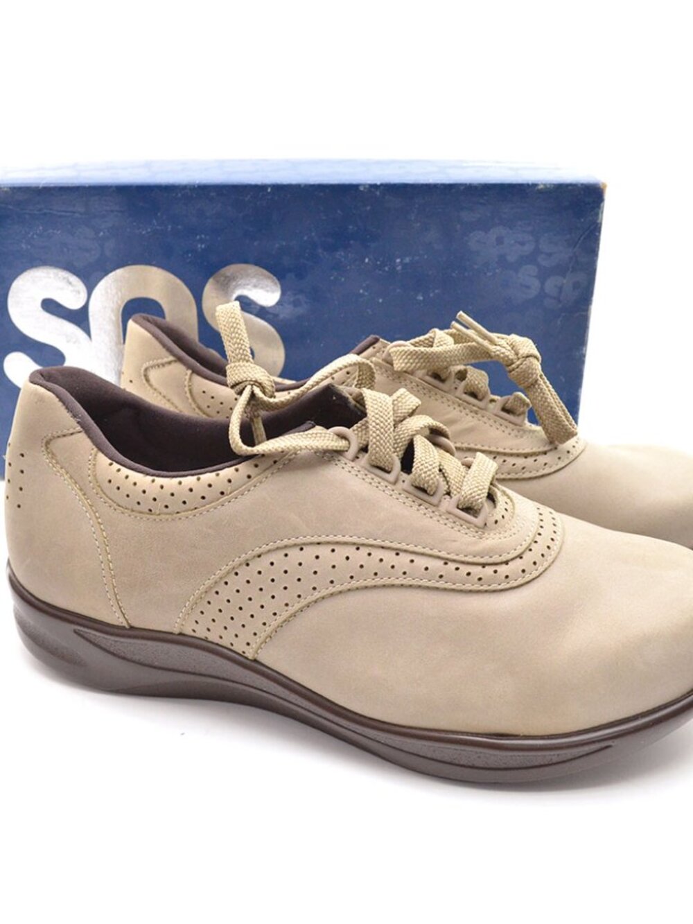SAS Walk Easy Sage Walking Shoes Made in USA 9.5 WW New
